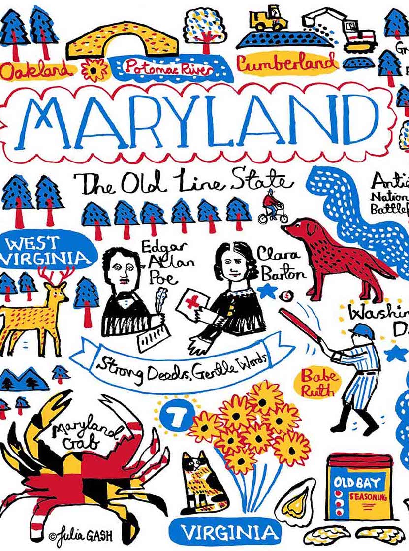 Maryland Postcard - Julia Gash