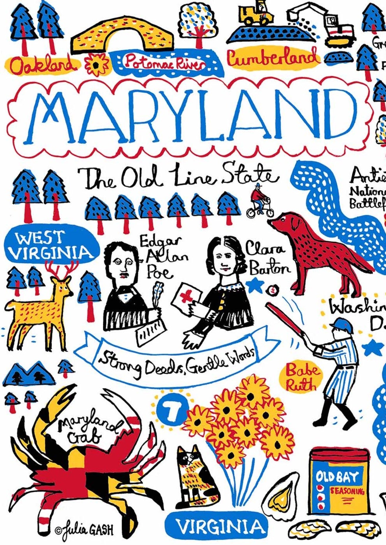 Maryland Art Print - Julia Gash