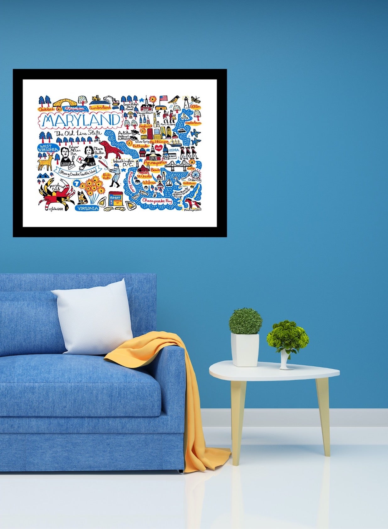 Maryland Art Print - Julia Gash