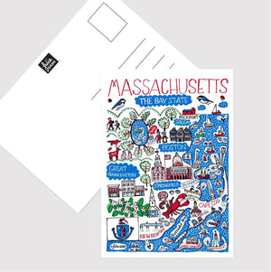 Massachusetts Postcard - Julia Gash