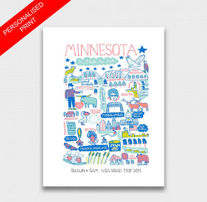 Minnesota Art Print - Julia Gash
