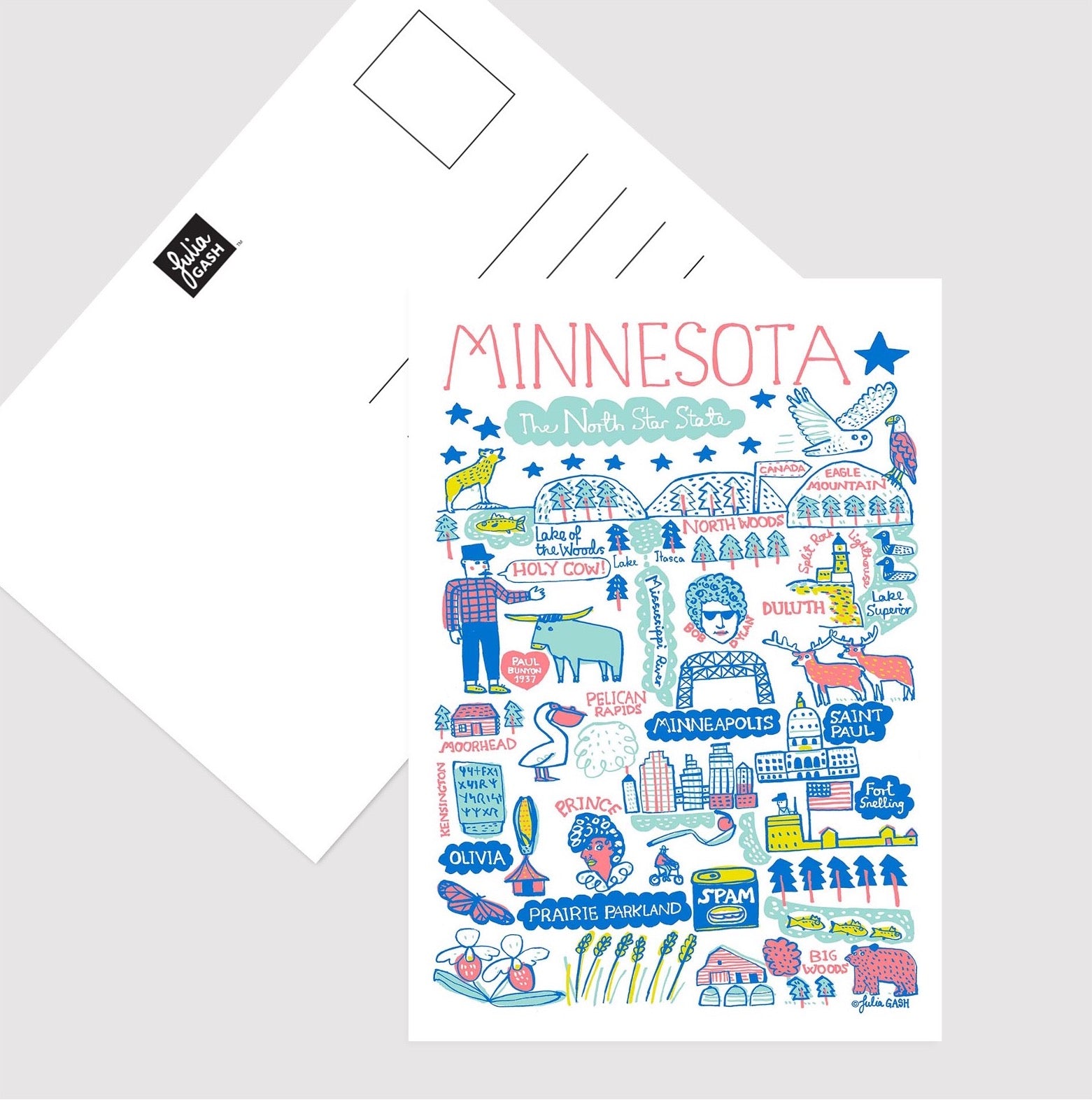 Minnesota Postcard - Julia Gash