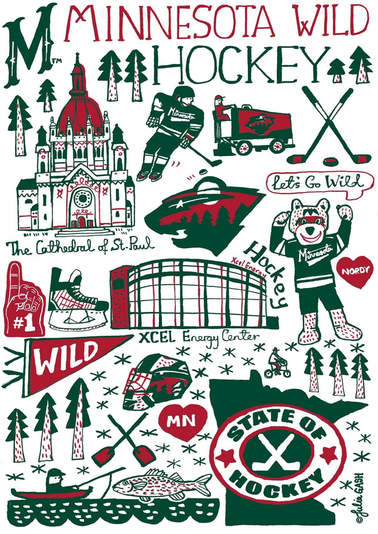 Minnesota Wild by Julia Gash