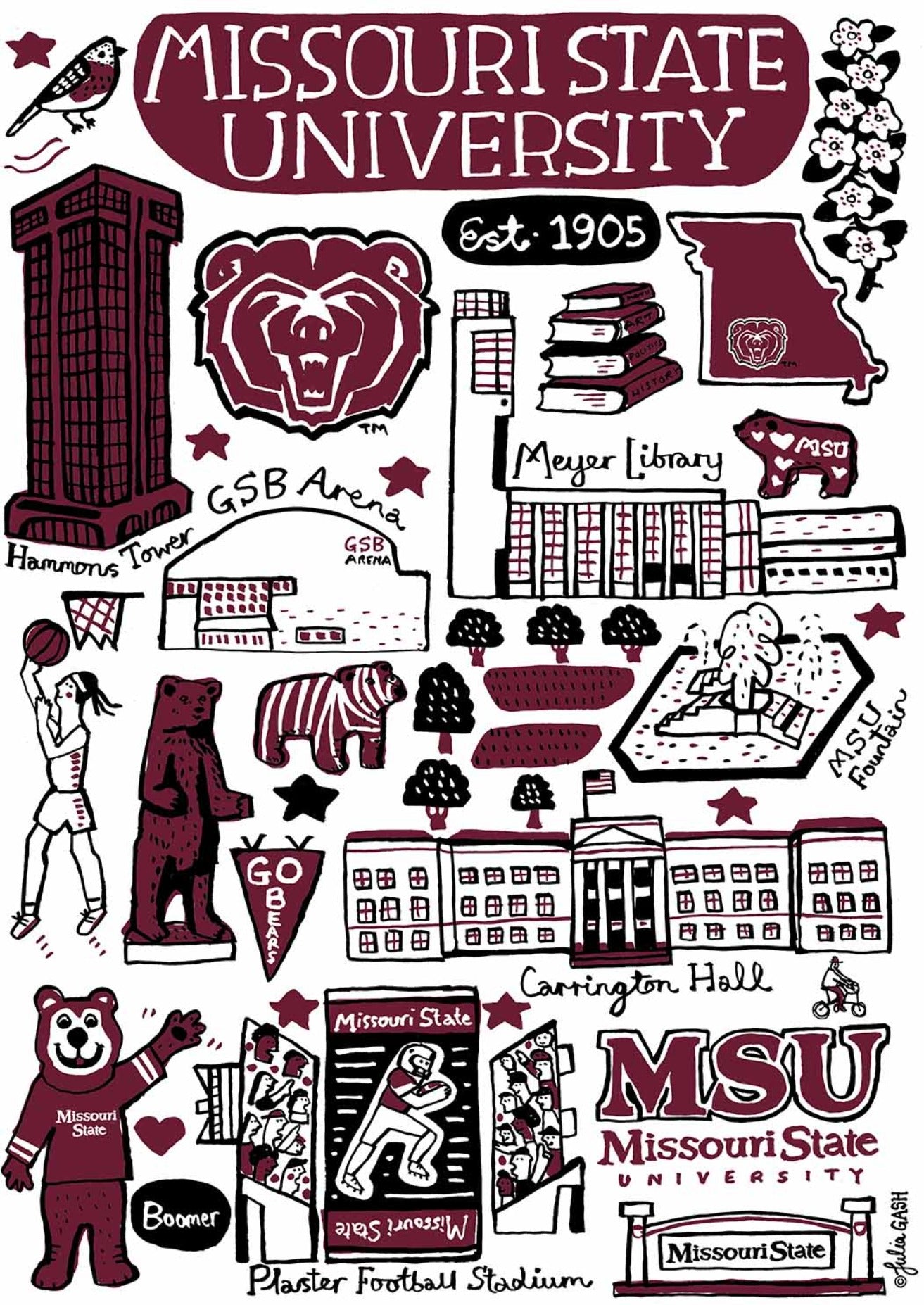 Missouri State University by Julia Gash