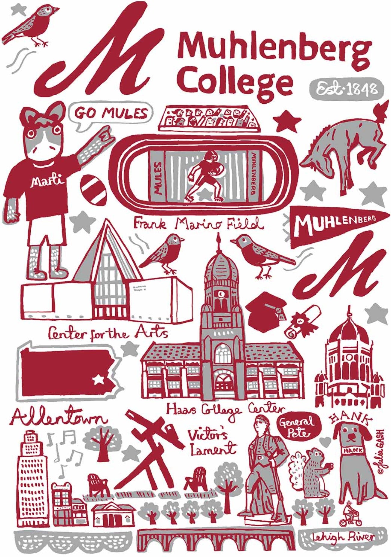 Muhlenberg College by Julia Gash