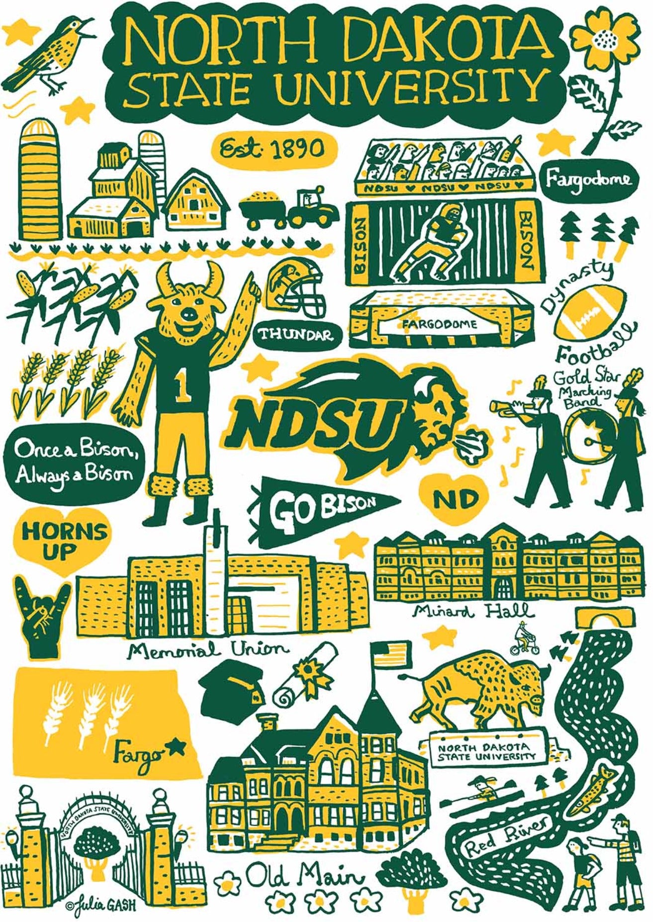 North Dakota State University by Julia Gash