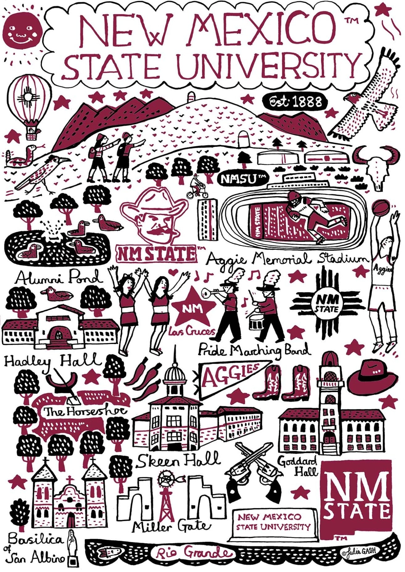 New Mexico State University by Julia Gash