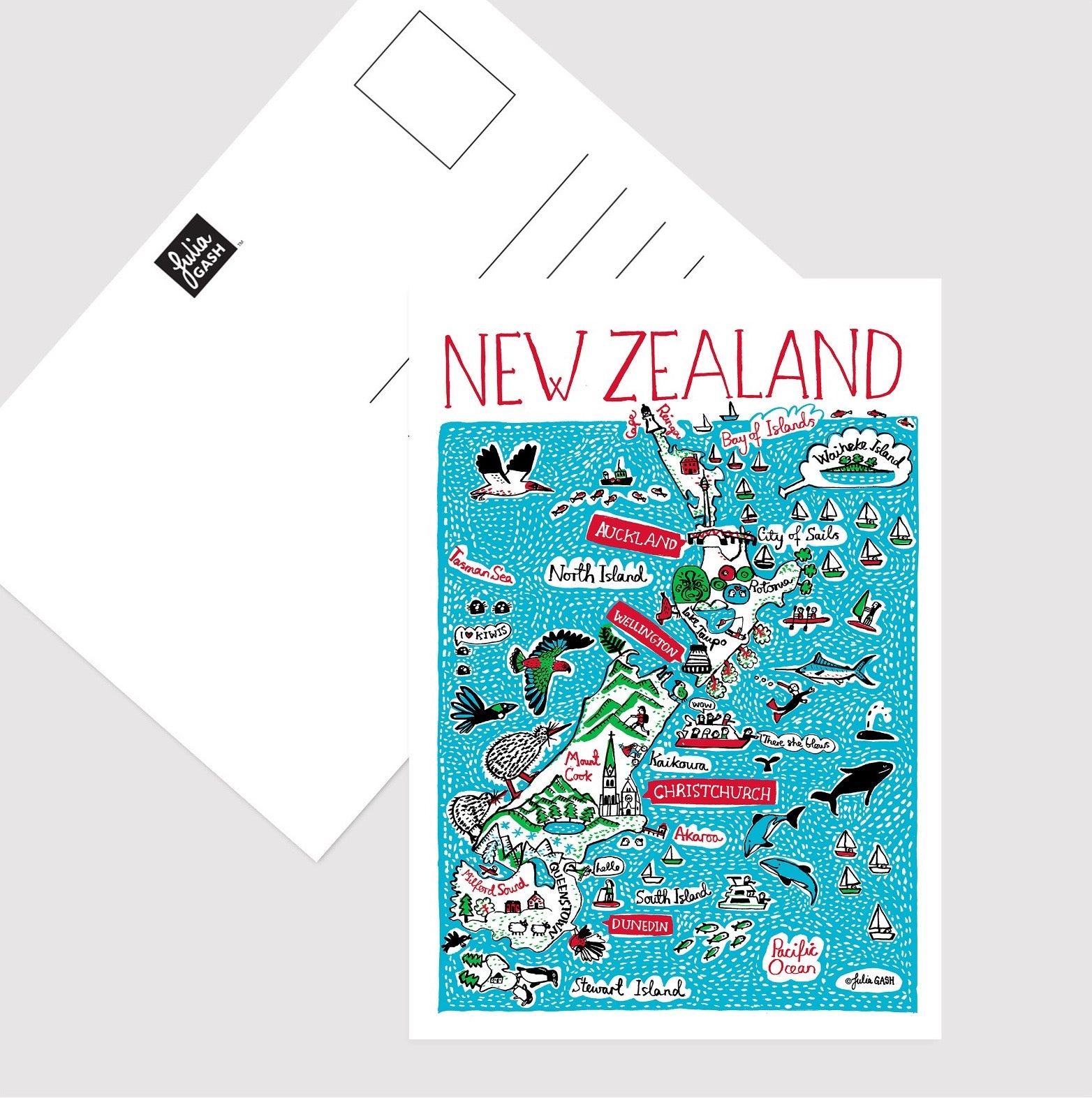 New Zealand Postcard - Julia Gash