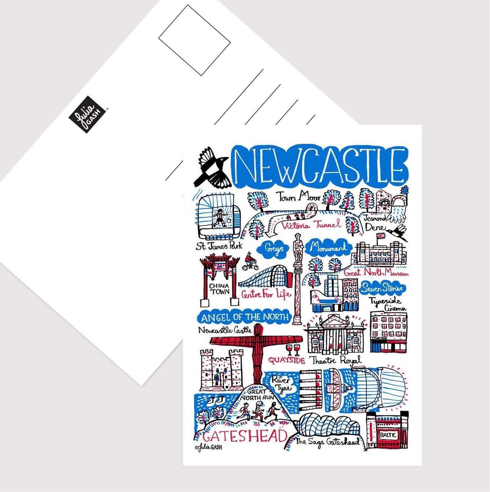 Newcastle Postcard - Julia Gash