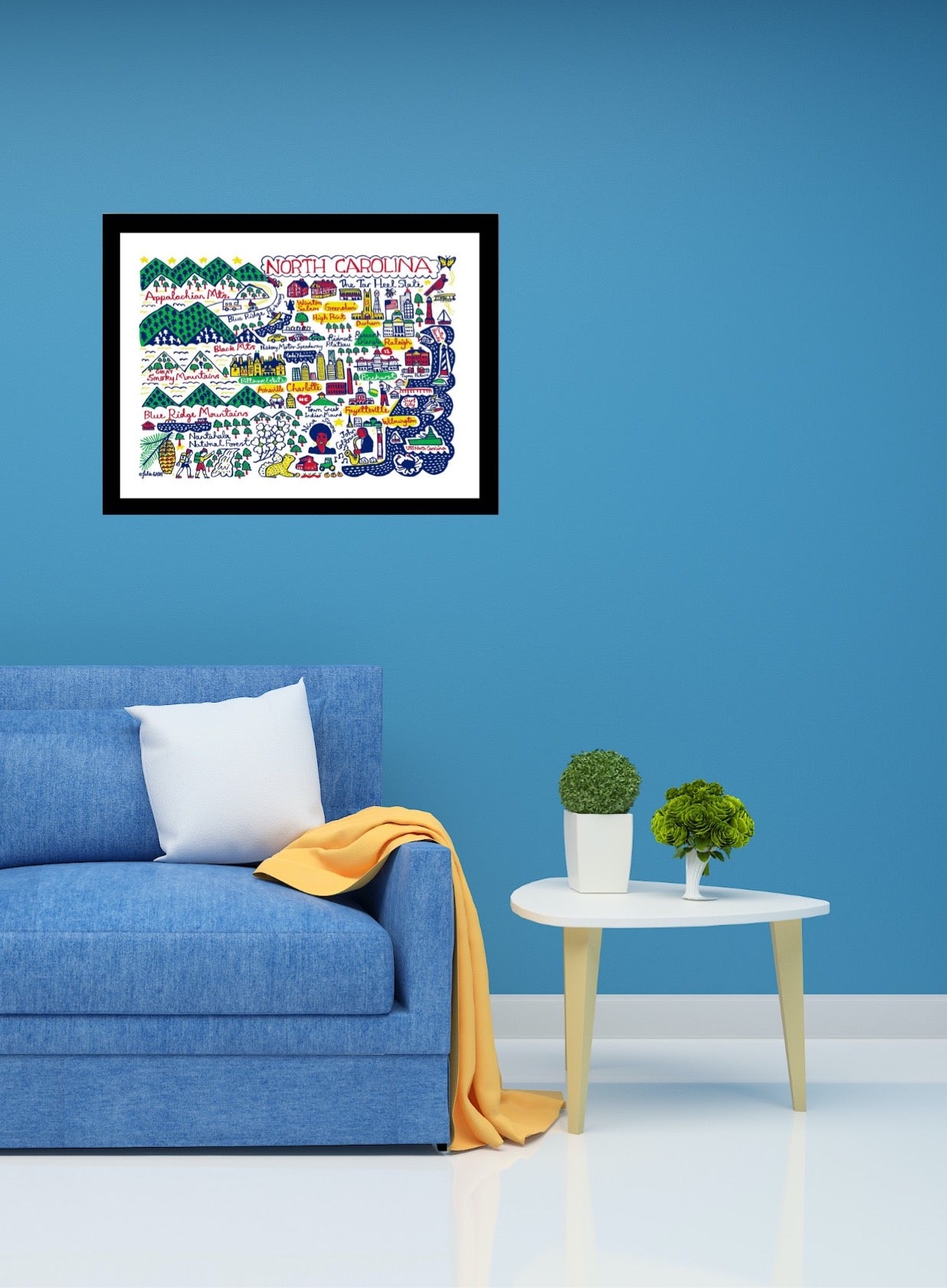 North Carolina Art Print - Julia Gash