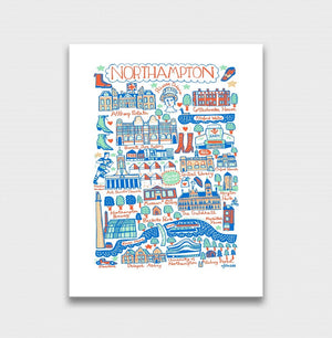 Northampton - Art Print by Julia Gash
