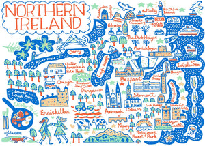 Northern Ireland Art Print - Julia Gash