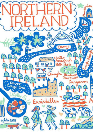Northern Ireland Postcard - Julia Gash