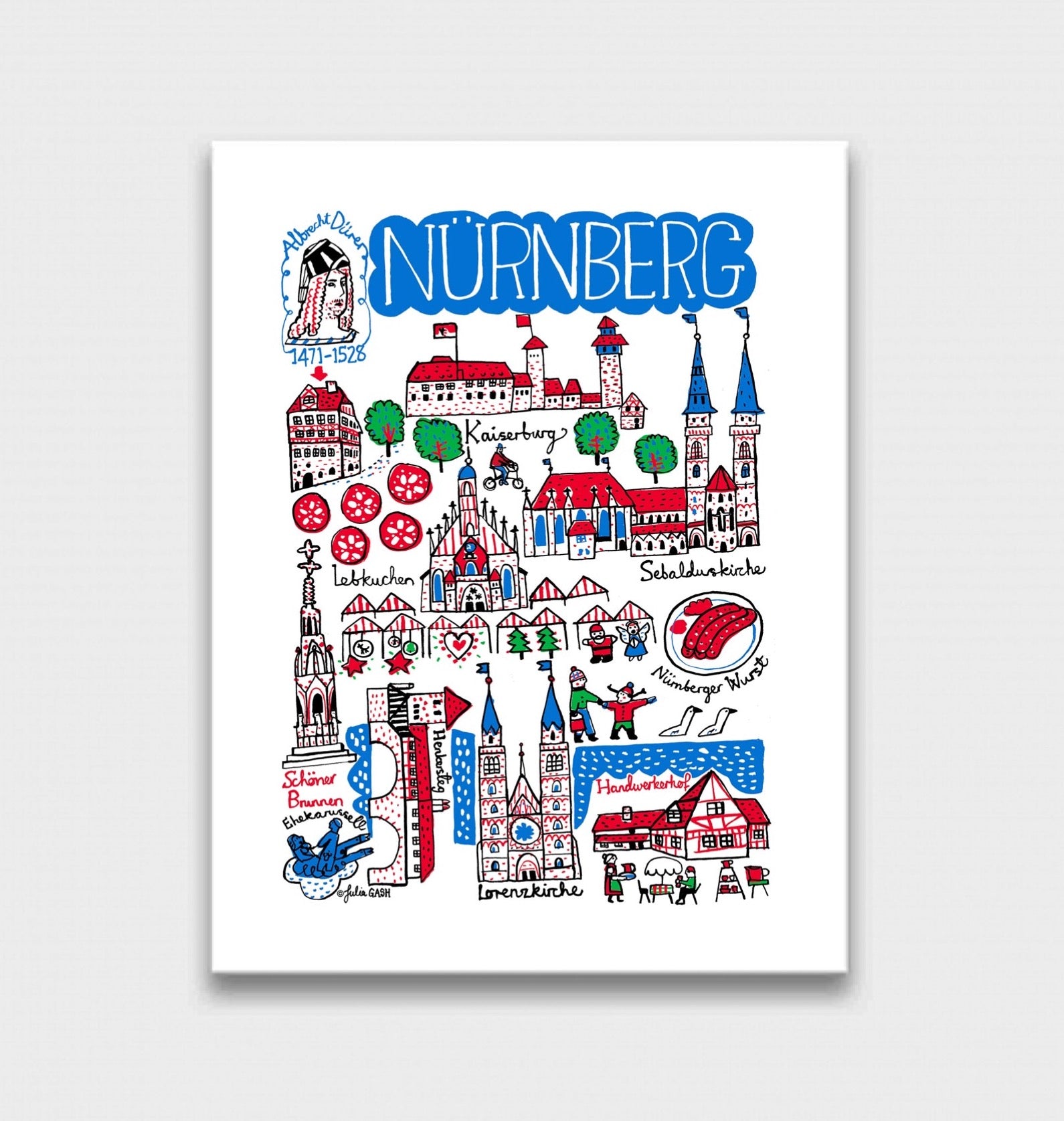 Nurnberg Art Print - Julia Gash