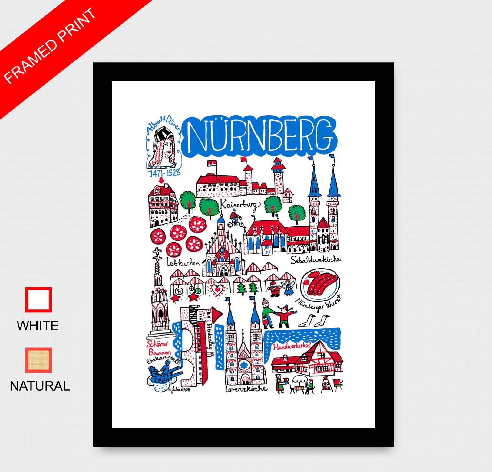 Nurnberg Art Print - Julia Gash