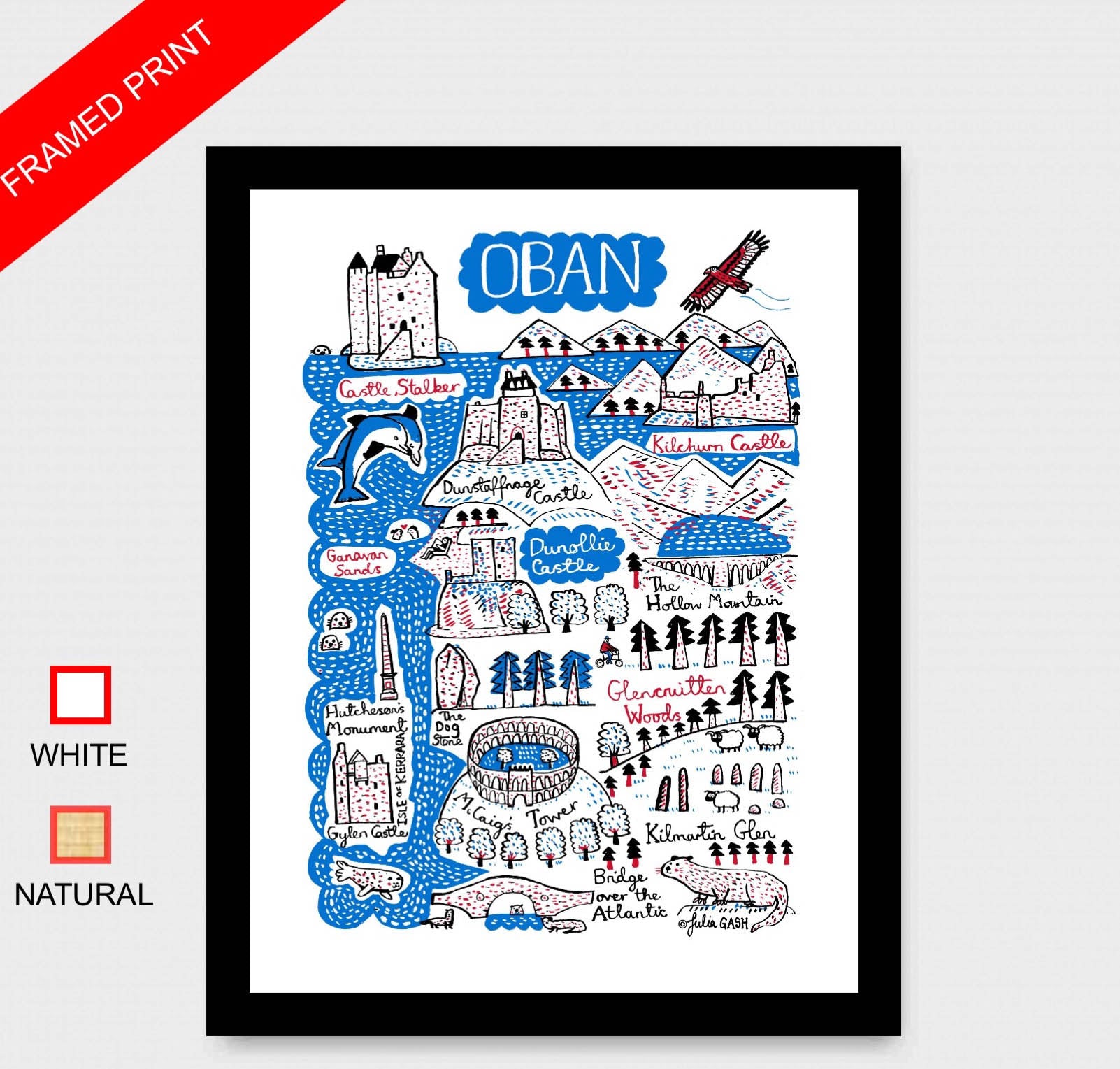 Oban Art Print - Julia Gash