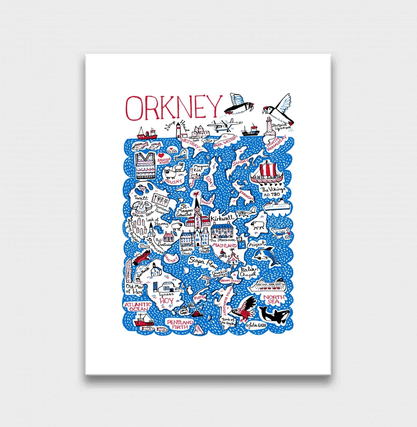 Orkney Art Print - Julia Gash