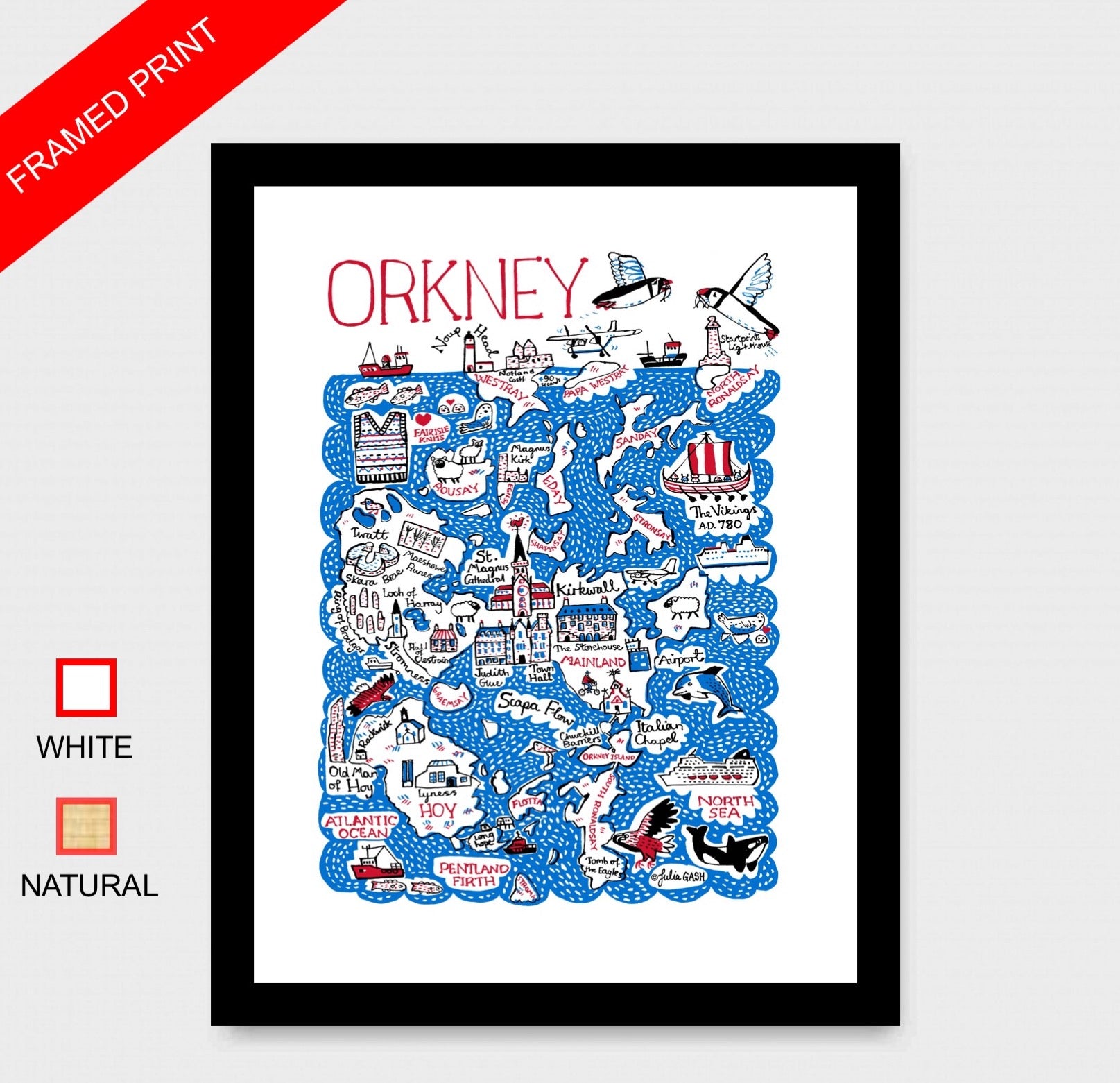 Orkney Art Print - Julia Gash