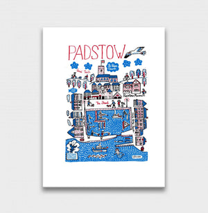 Padstow Art Print - Julia Gash