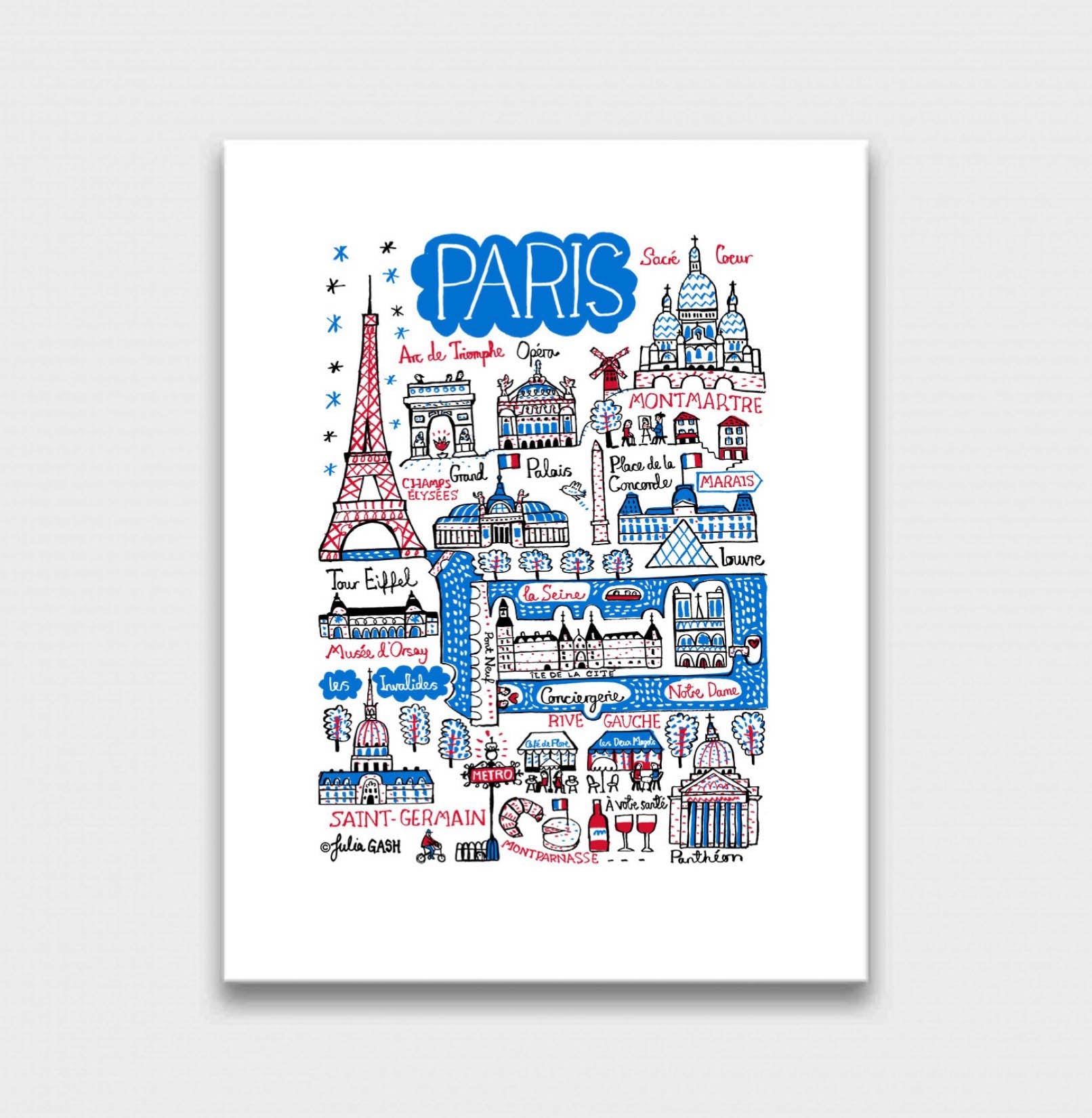 Paris Art Print - Julia Gash