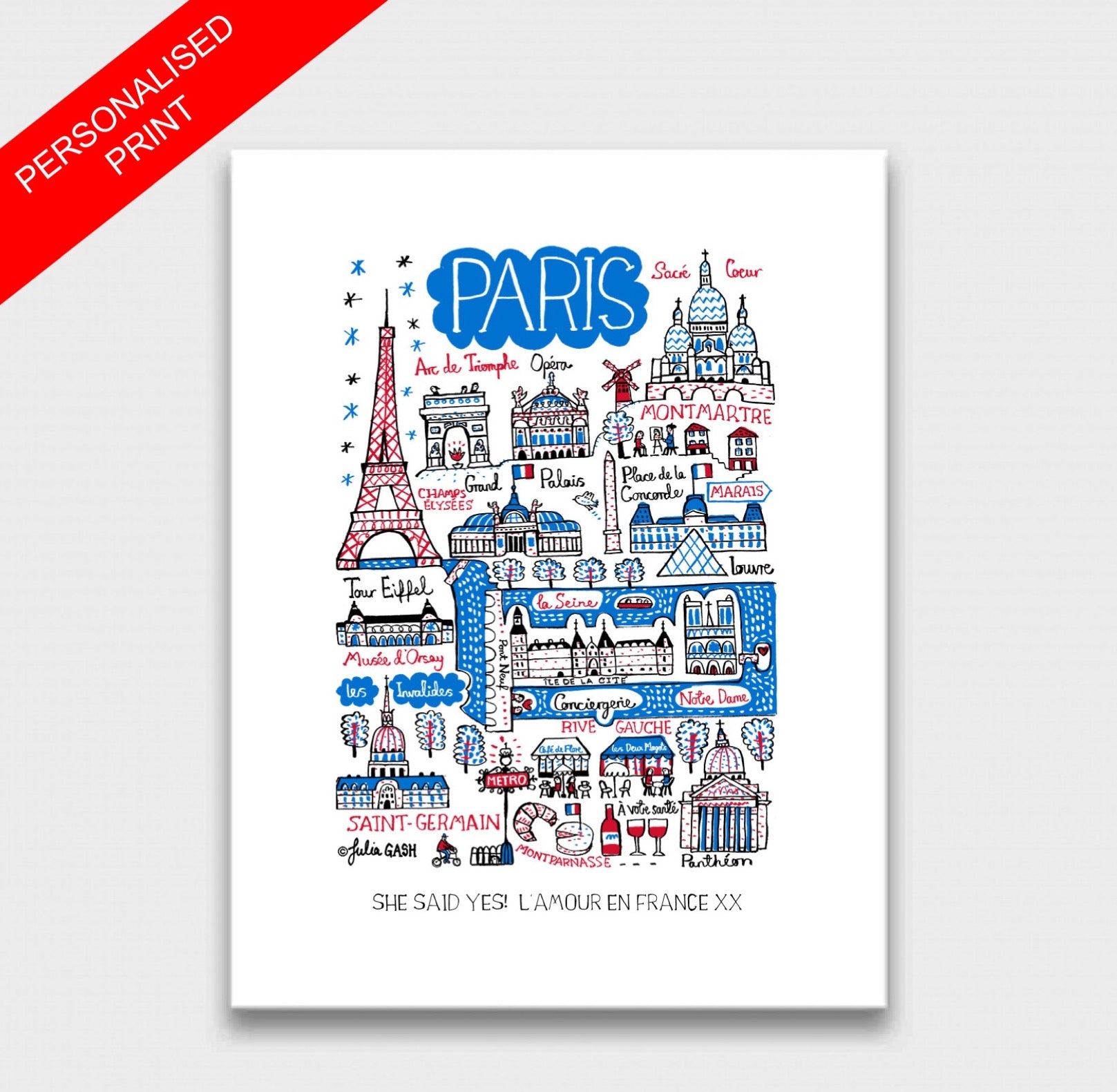 Paris Art Print - Julia Gash