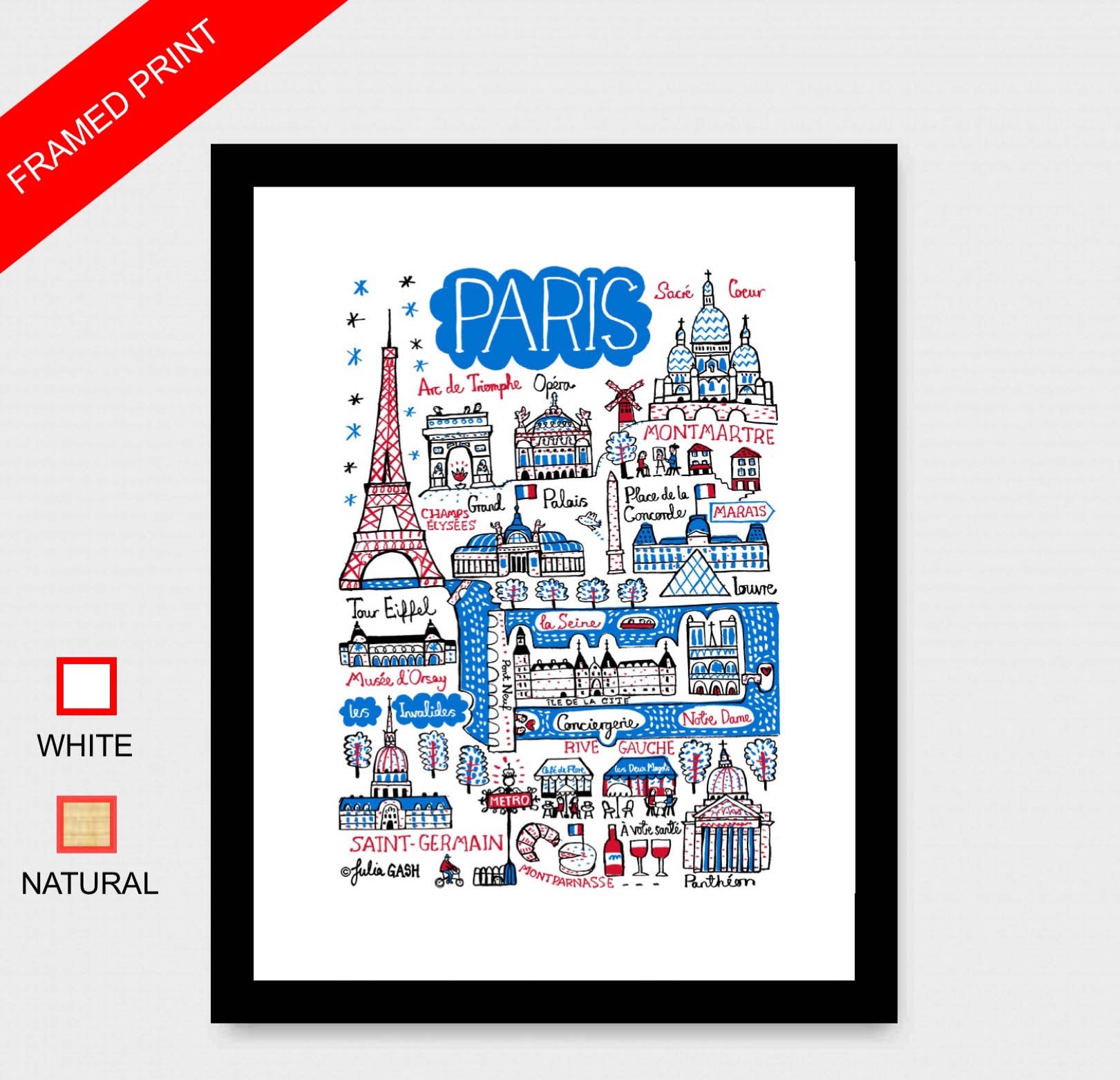 Paris Art Print - Julia Gash