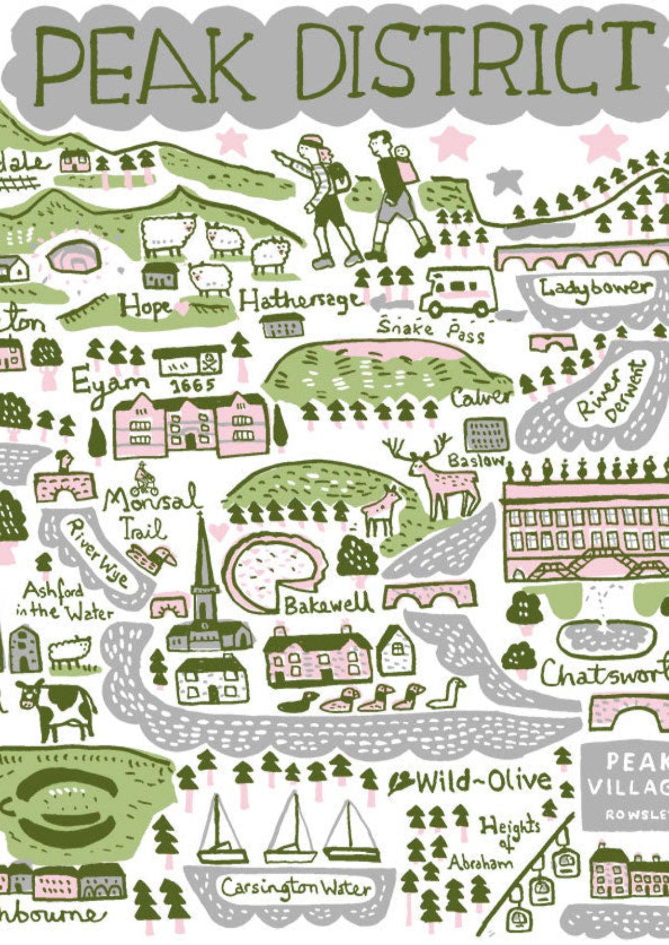 Peak District Art Print by Julia Gash