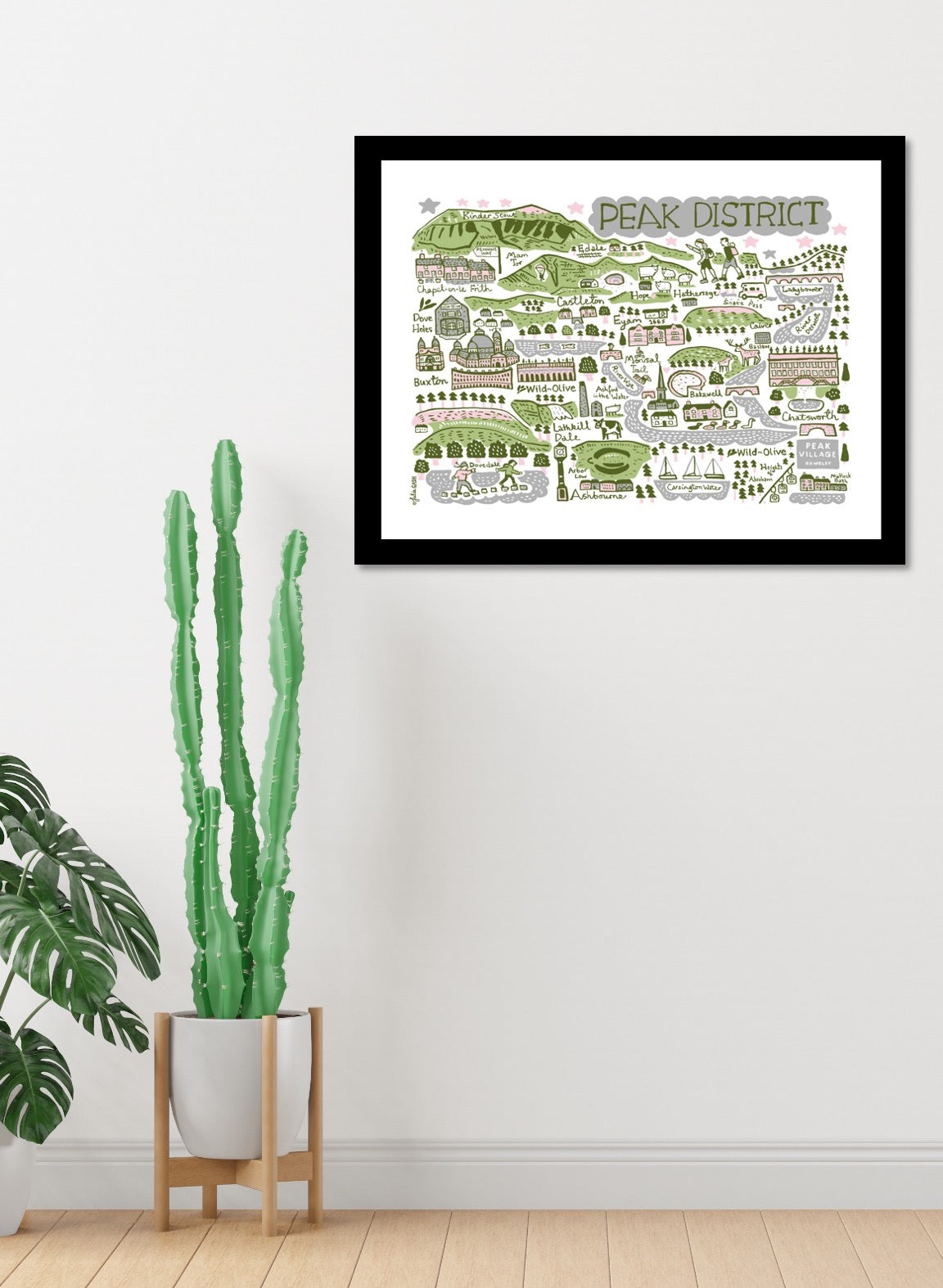 Peak District Art Print by Julia Gash