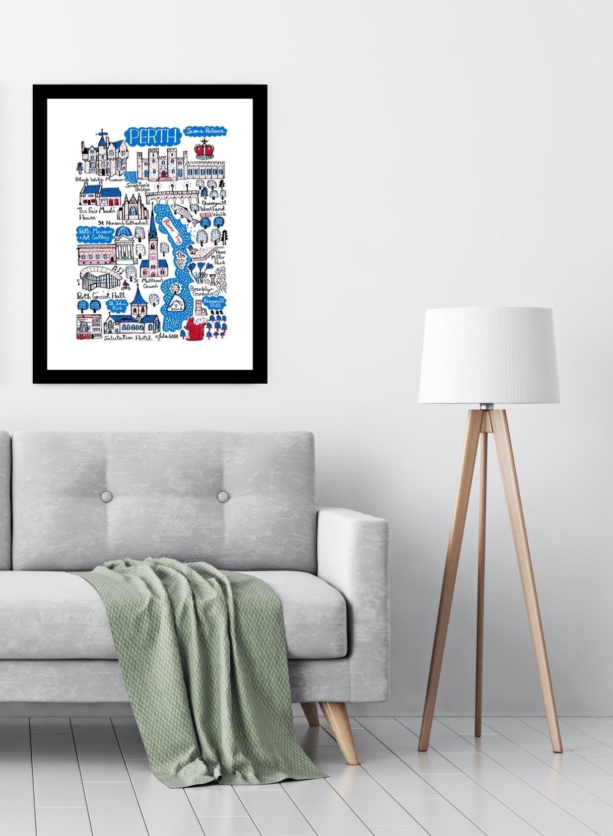 Perth Art Print - Julia Gash