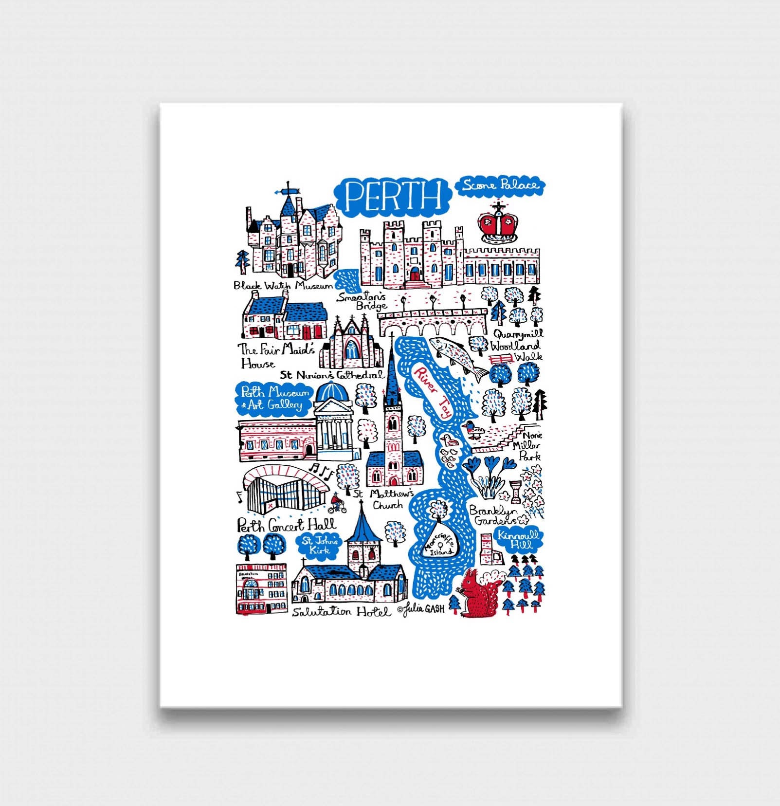 Perth Art Print - Julia Gash