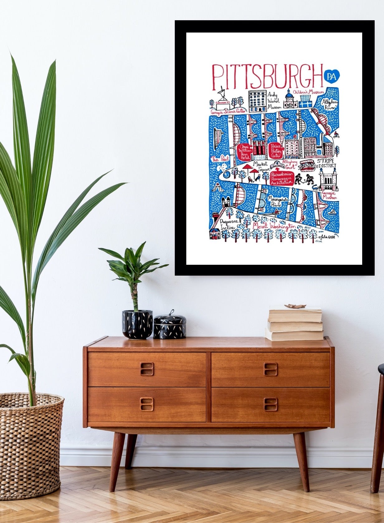 Pittsburgh Art Print - Julia Gash