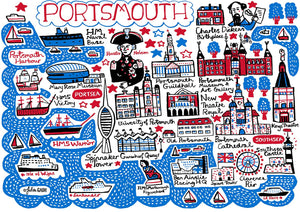 Portsmouth Art Print - Julia Gash