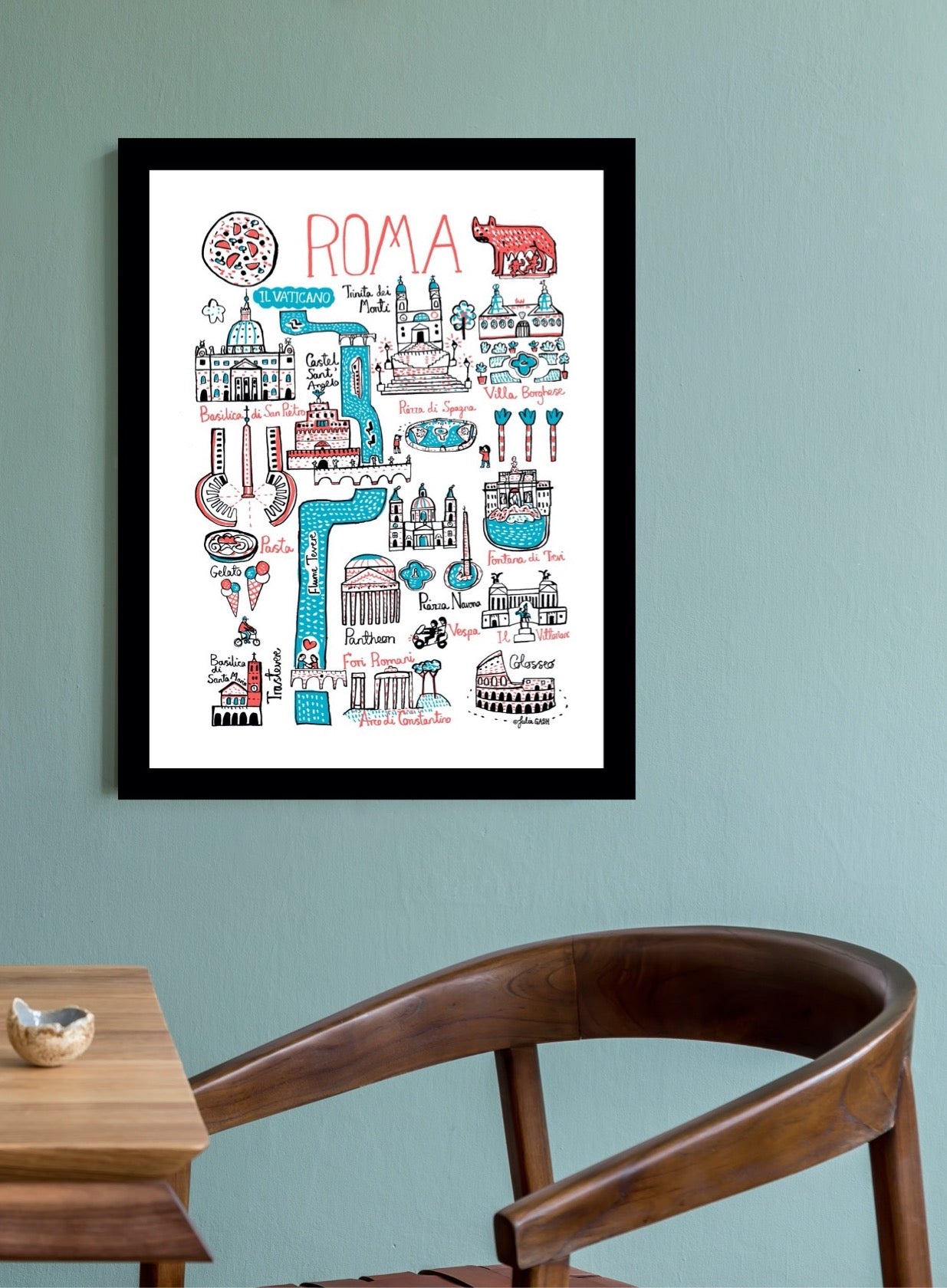 Roma Art Print - Julia Gash