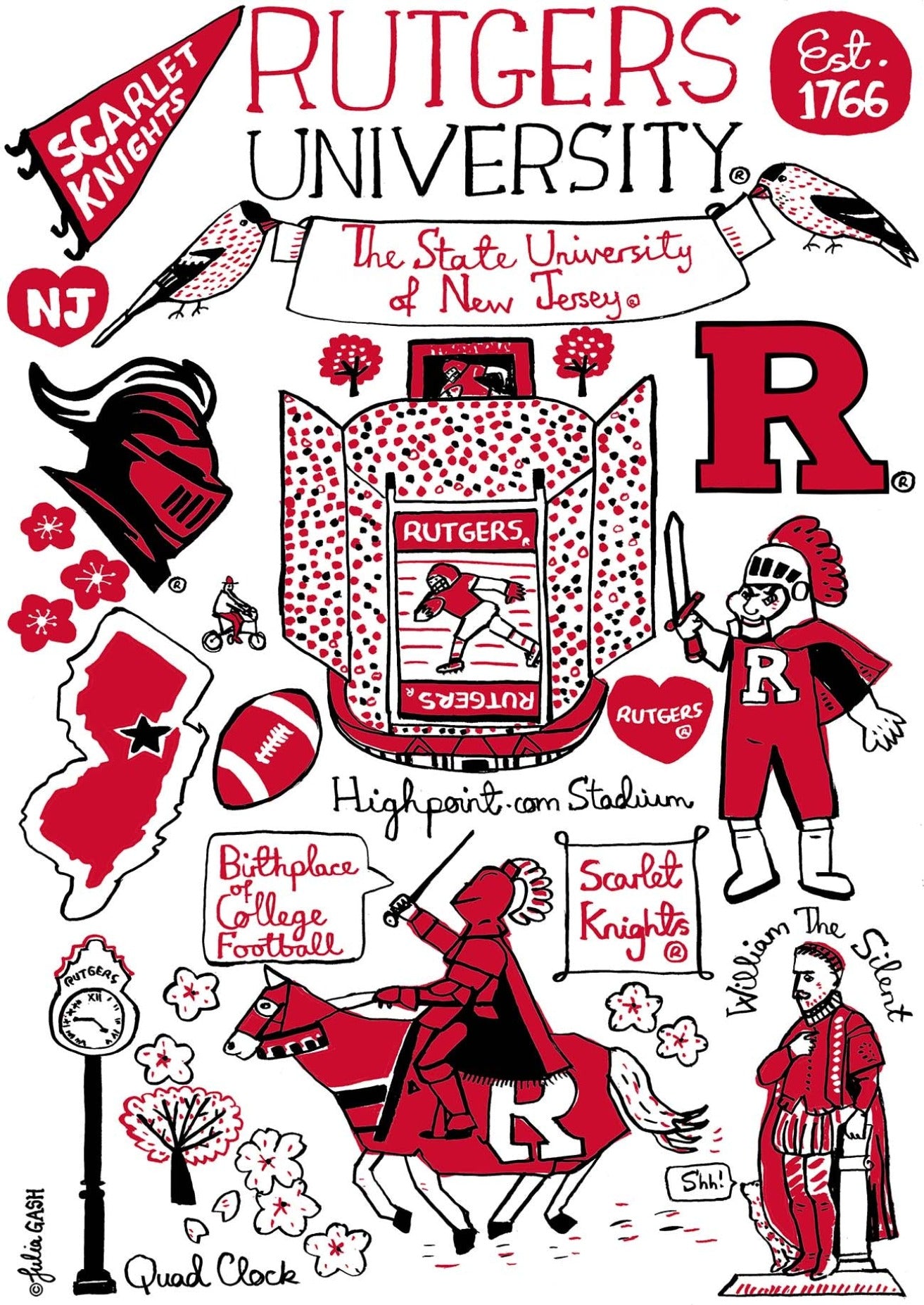 Rutgers University by Julia Gash