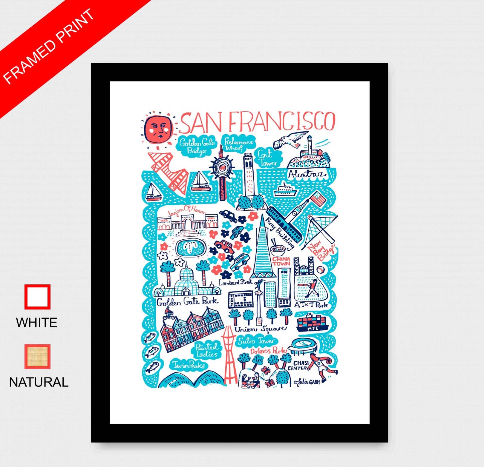 San Francisco Art Print - Julia Gash