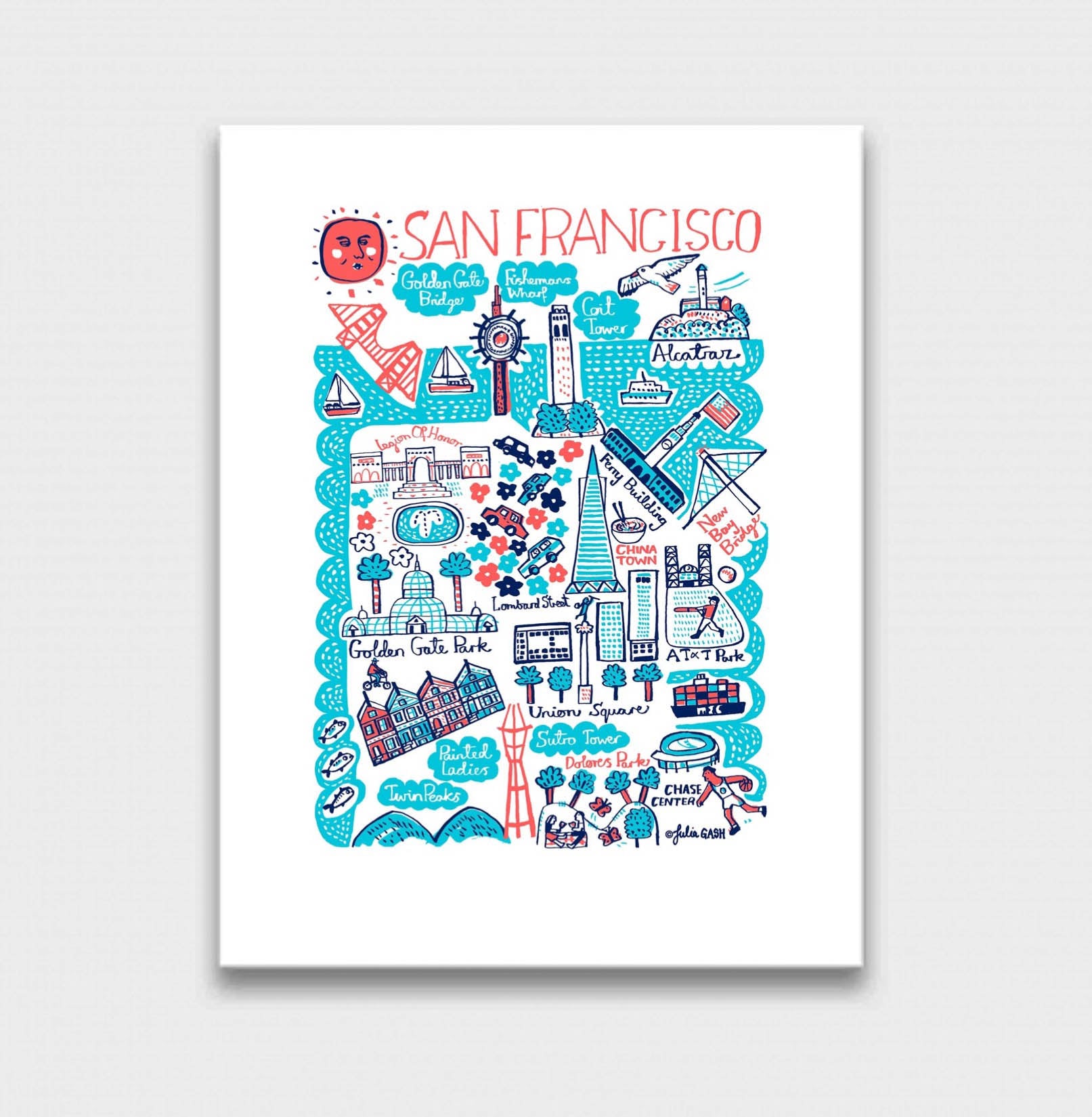 San Francisco Art Print - Julia Gash