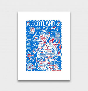 Scotland By Dasher Art Print - Julia Gash