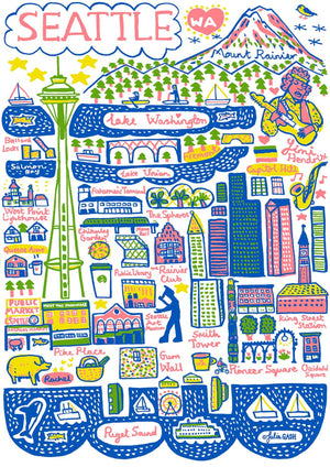 Seattle Art Print - Julia Gash