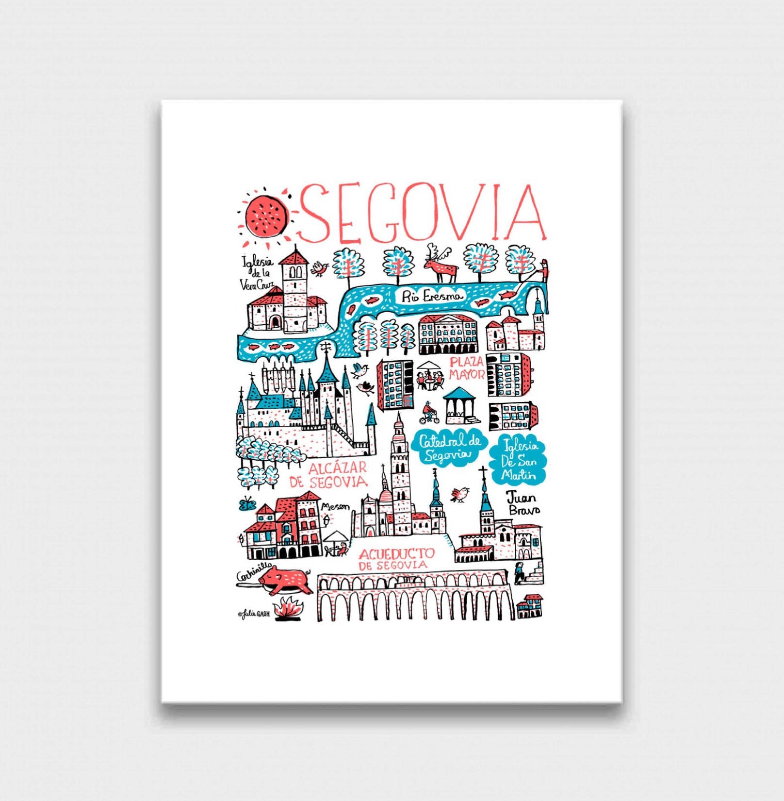 Segovia Art Print - Julia Gash