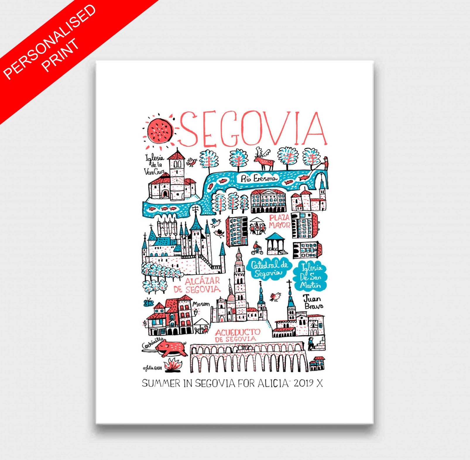 Segovia Art Print - Julia Gash