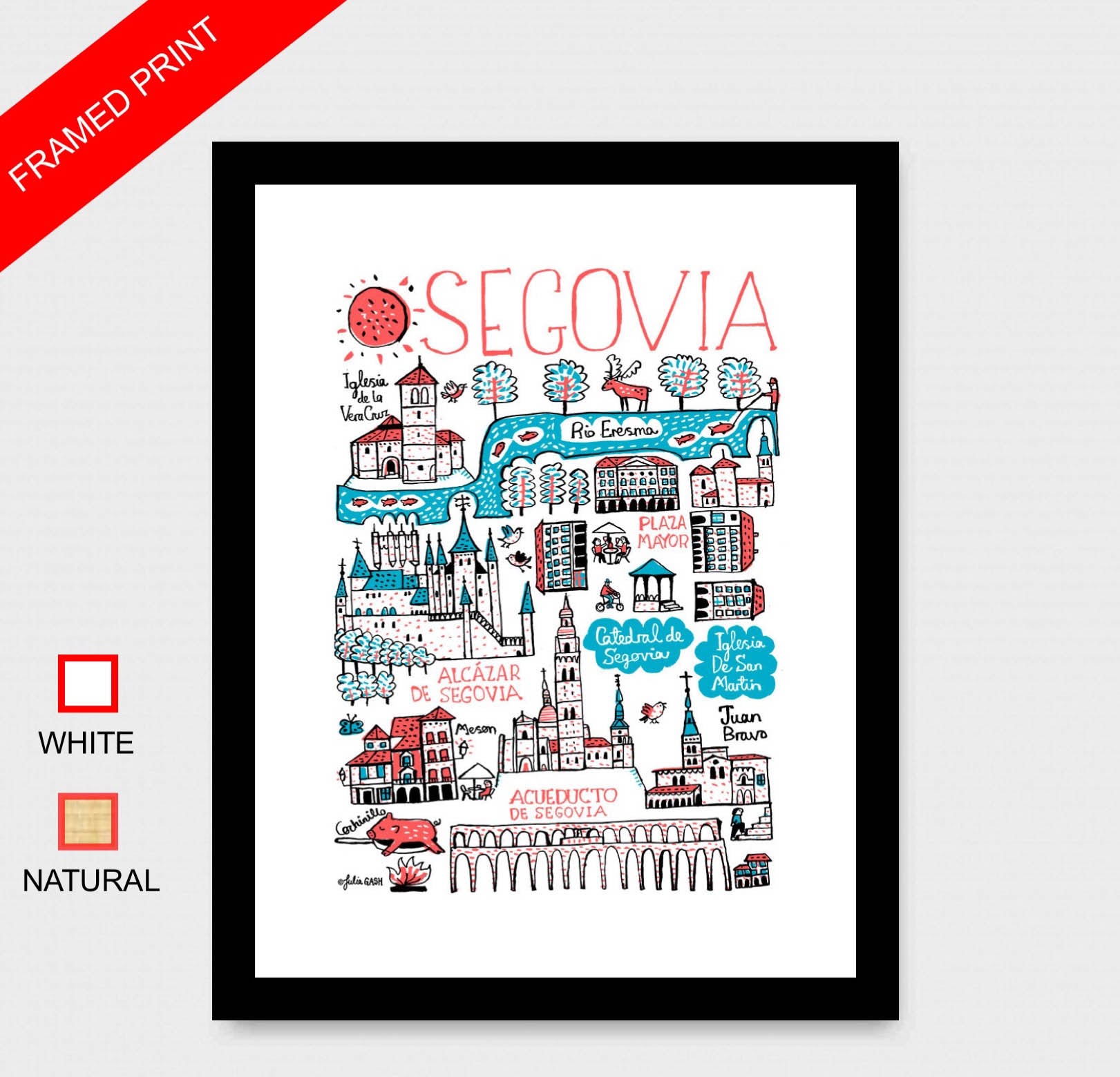 Segovia Art Print - Julia Gash