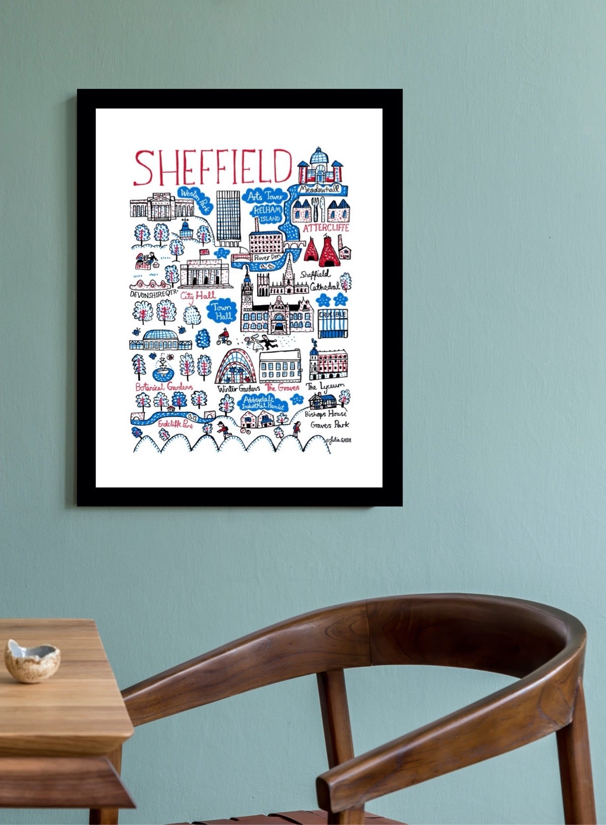 Sheffield Art Print - Julia Gash