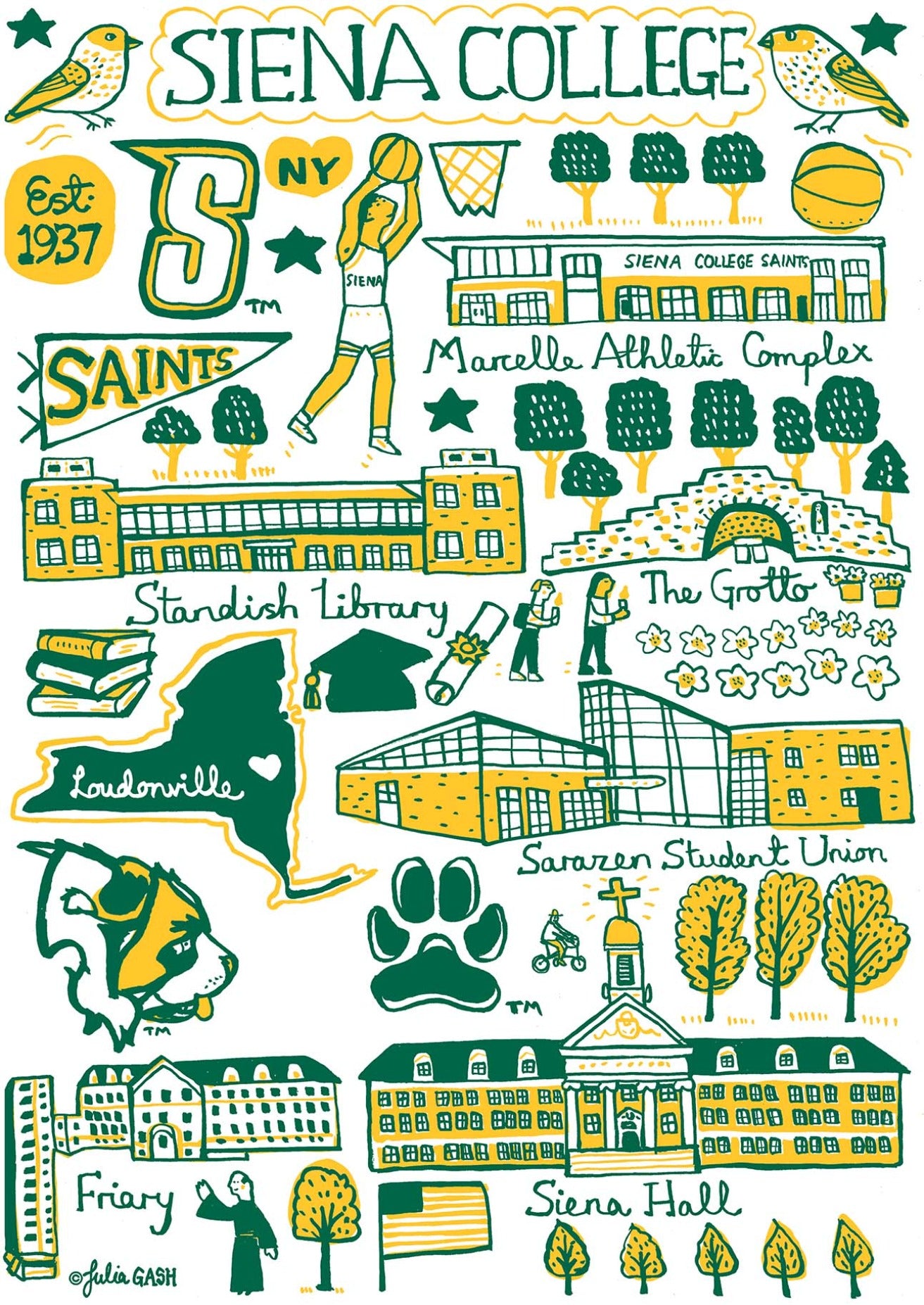 Siena College by Julia Gash