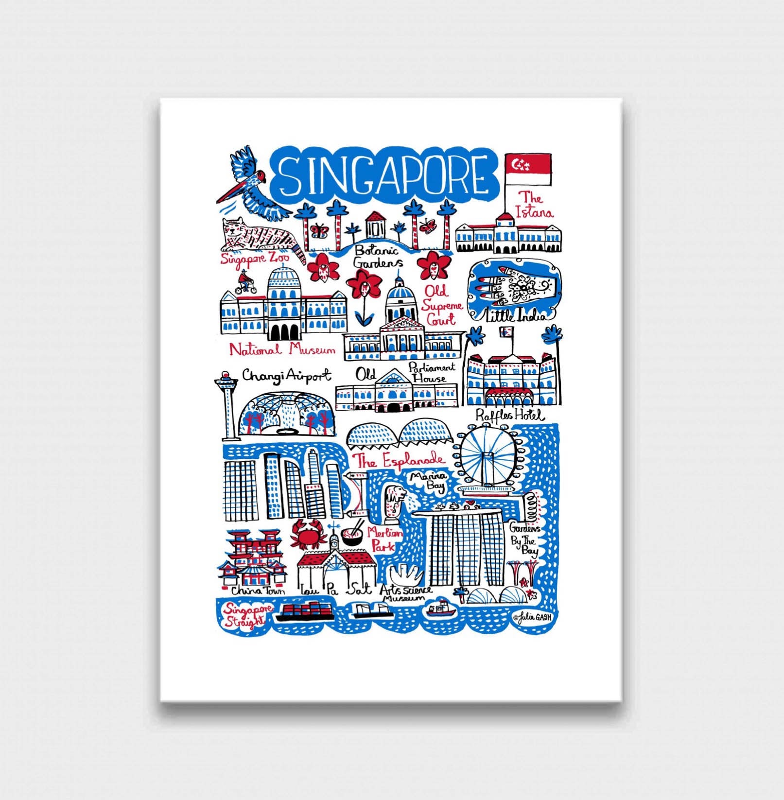 Singapore Art Print - Julia Gash