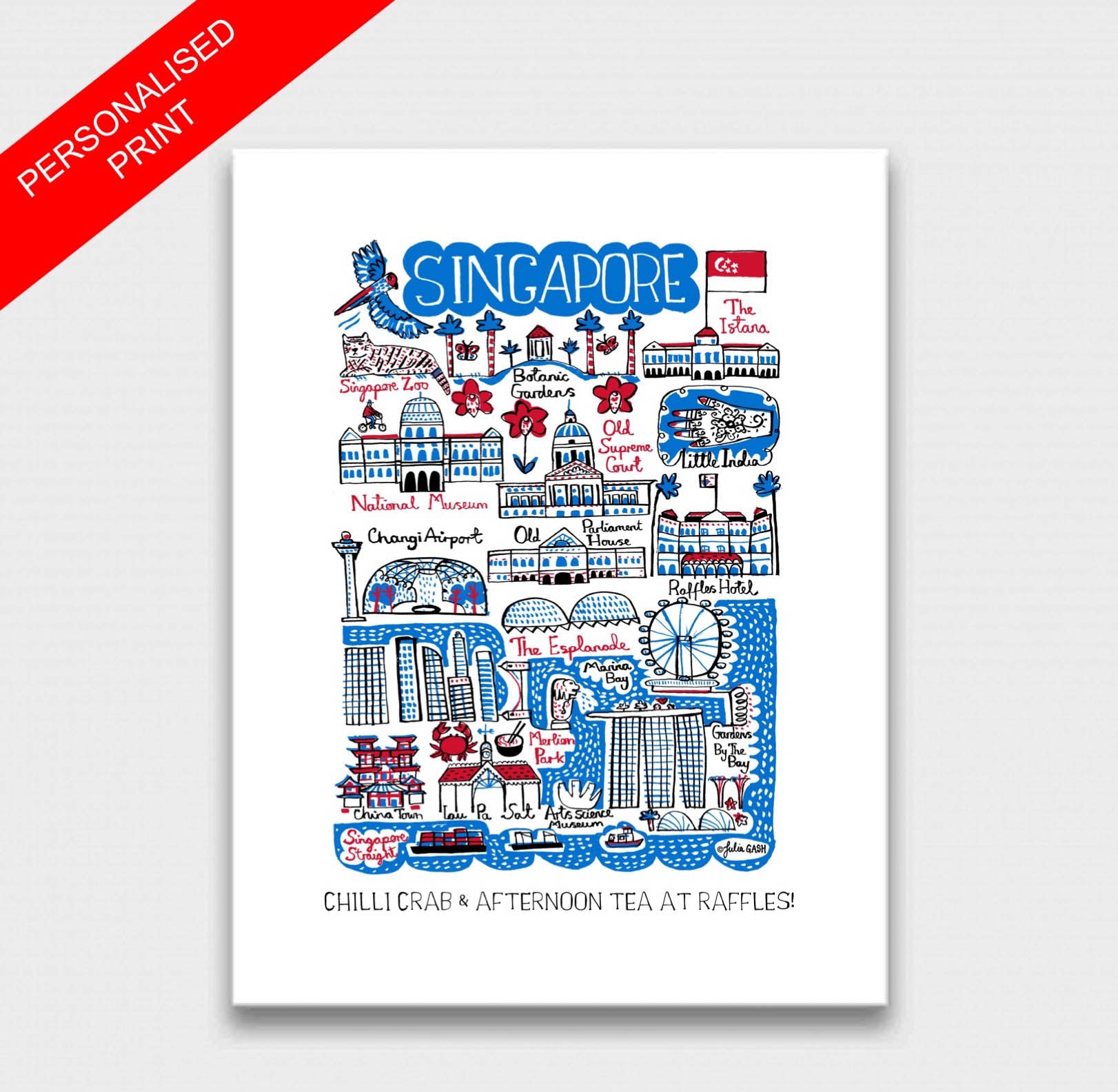 Singapore Art Print - Julia Gash