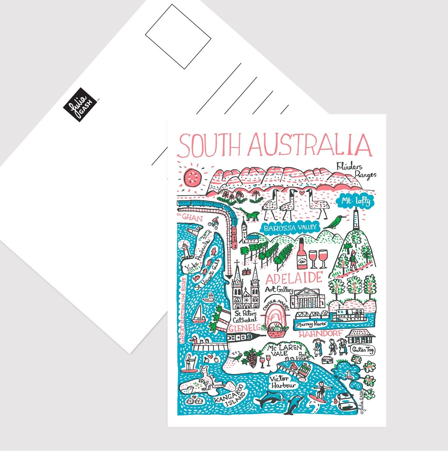 South Australia Postcard - Julia Gash