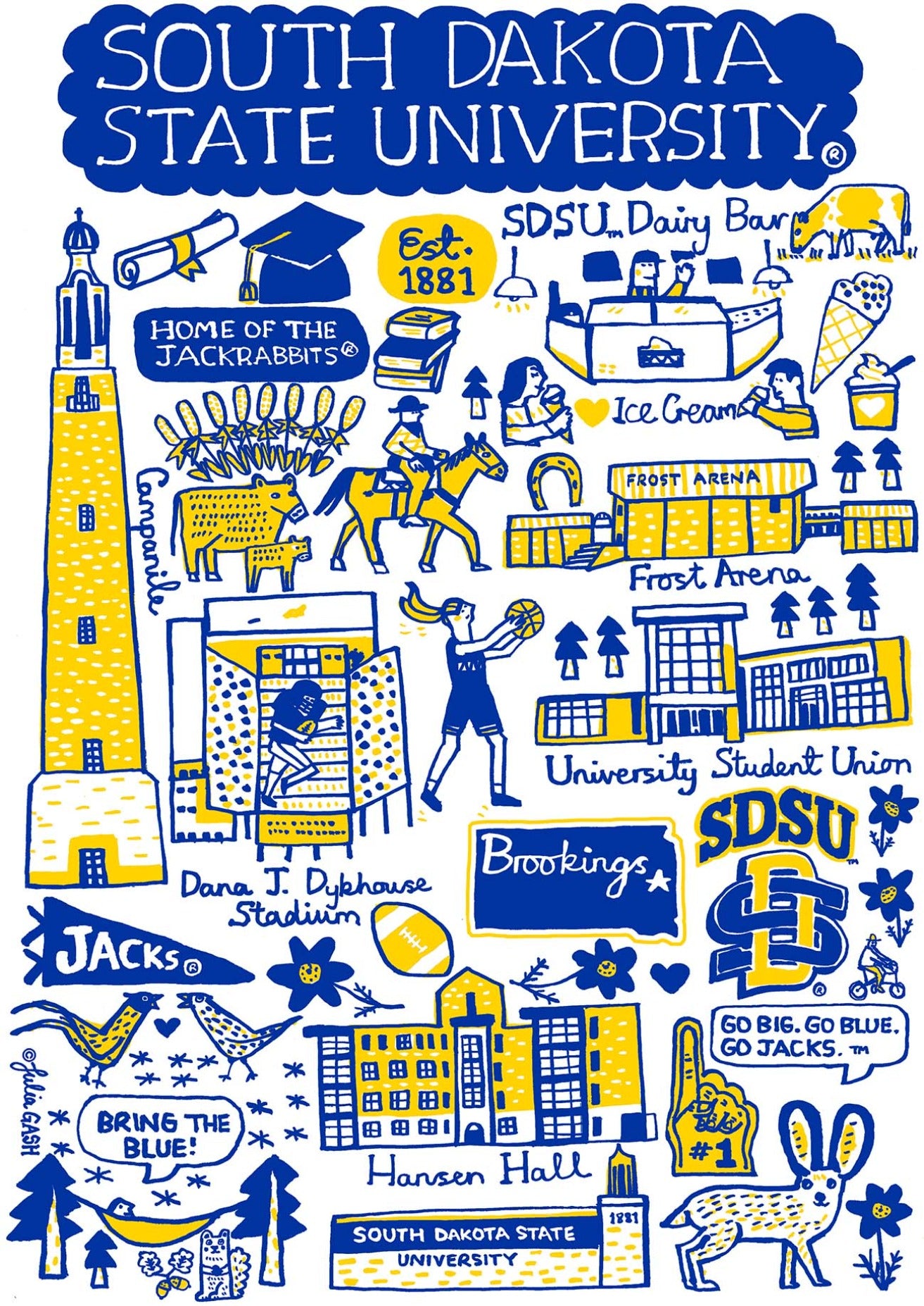 South Dakota State University by Julia Gash