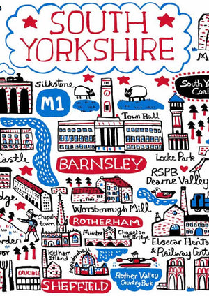 South Yorkshire Postcard by Julia Gash