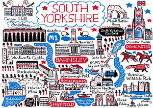 South Yorkshire Art Print by Julia Gash