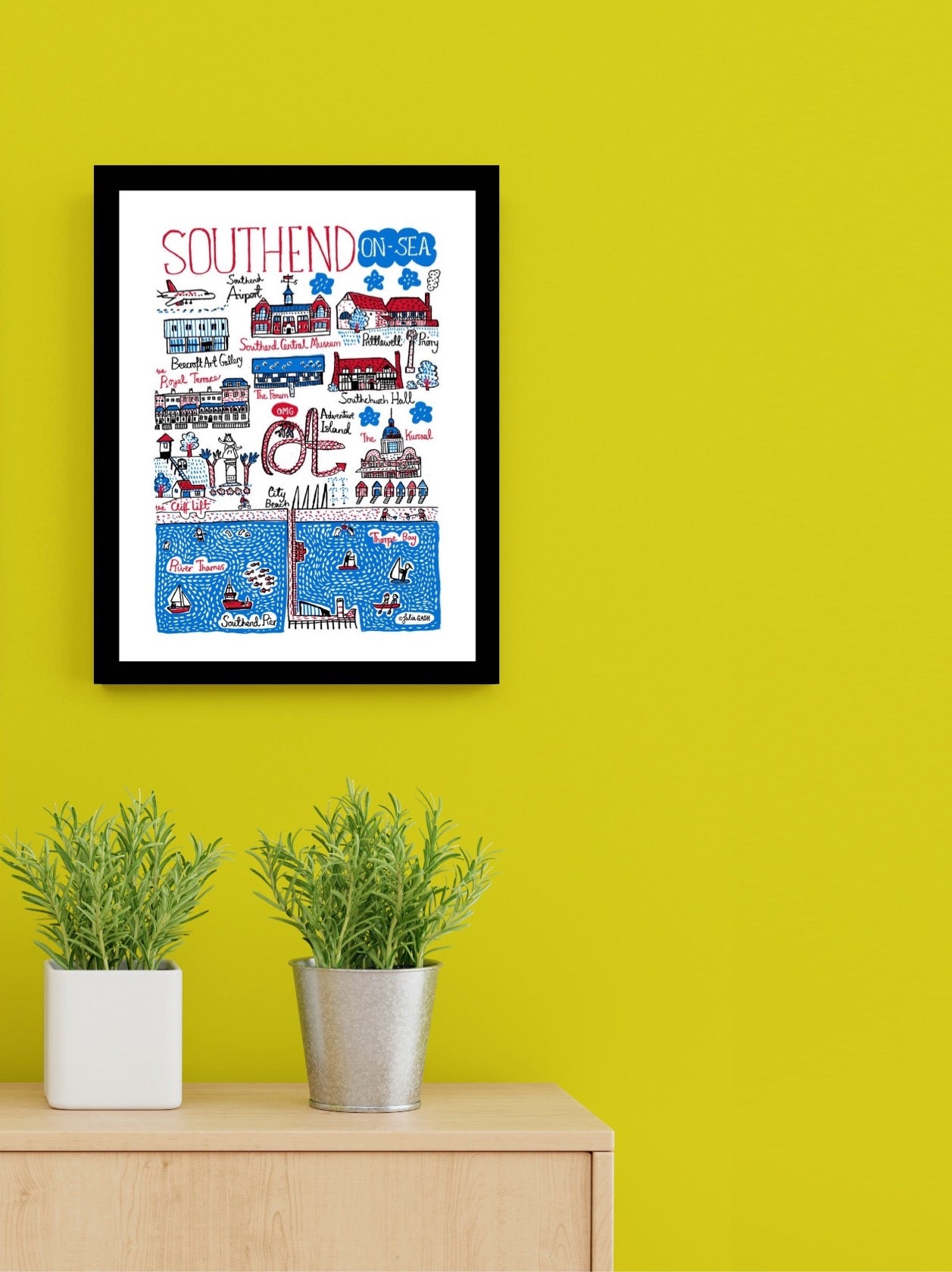 Southend On Sea Art Print - Julia Gash